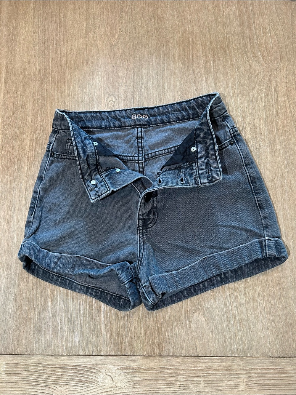 BDG Urban Outfitters "Foxy" Super High Rise Jeans Gray Wash - Size 24